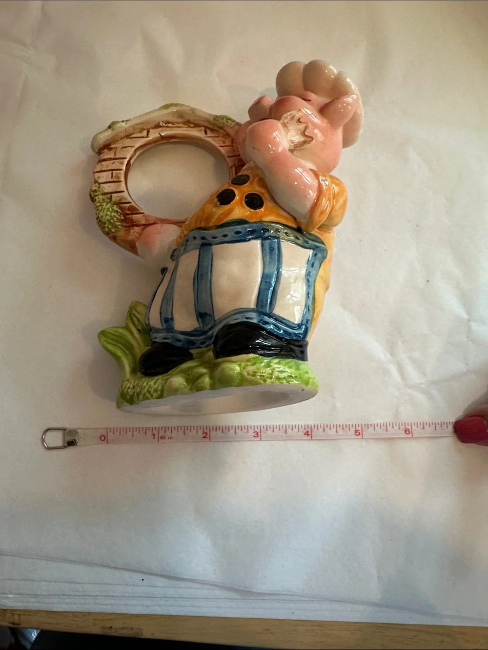 Ceramic Chef Pig Vase Decor